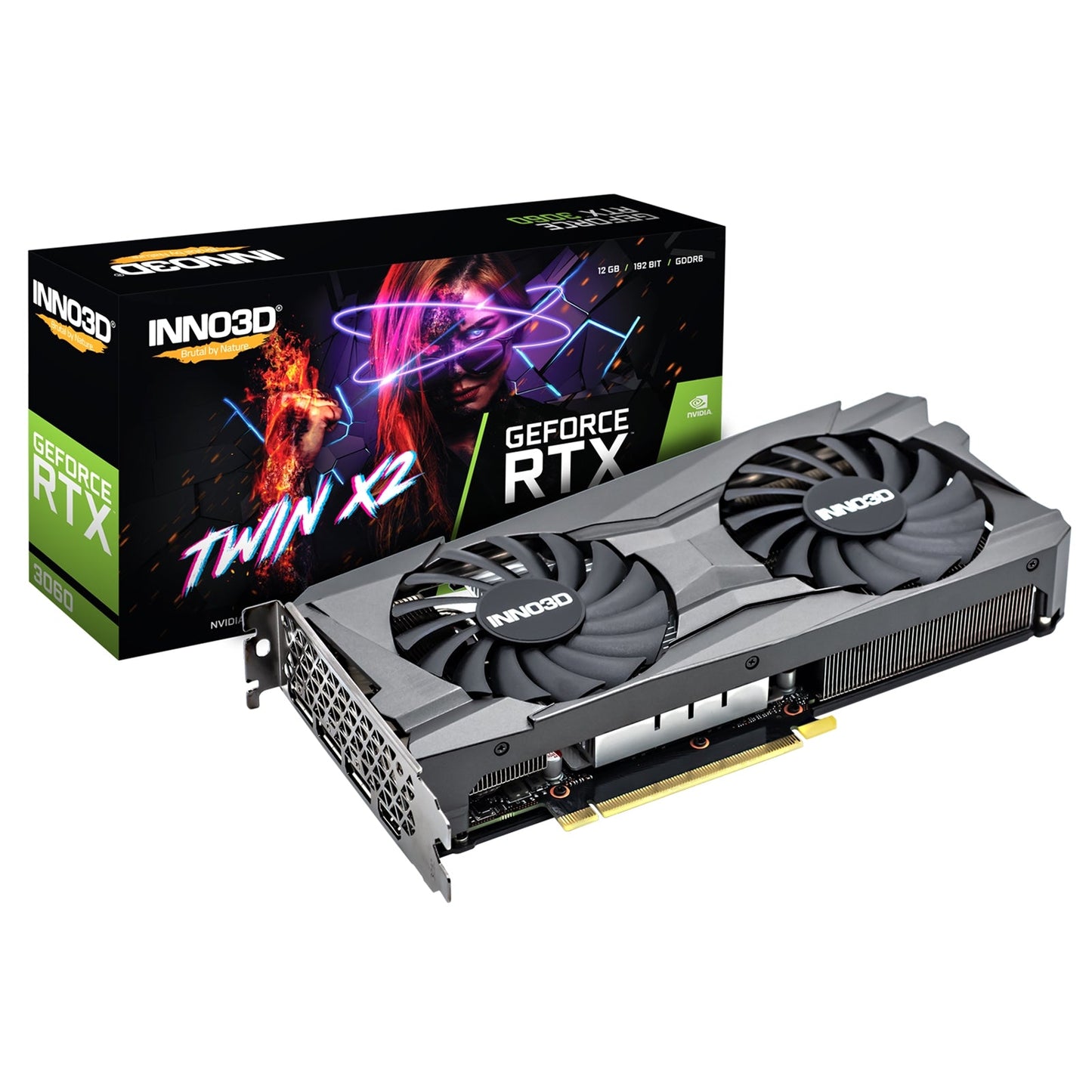 Inno3D Nvidia GeForce RTX 3060 TWIN X2 8GB Dual Fan Graphics Card